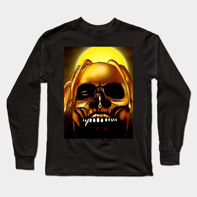 Amazing sicko mod skull art Long Sleeve T-Shirt by Top Dopes